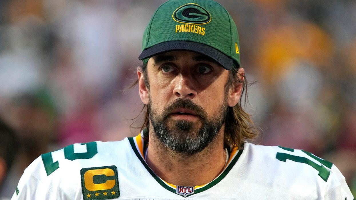 <p>Aaron Rodgers dragged after misleading comments about vaccination status. </p>