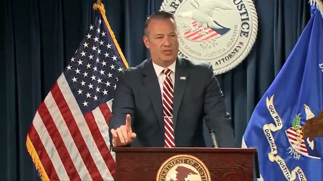 Acting ICE Director gets emotional after returning to press conference to defend agents