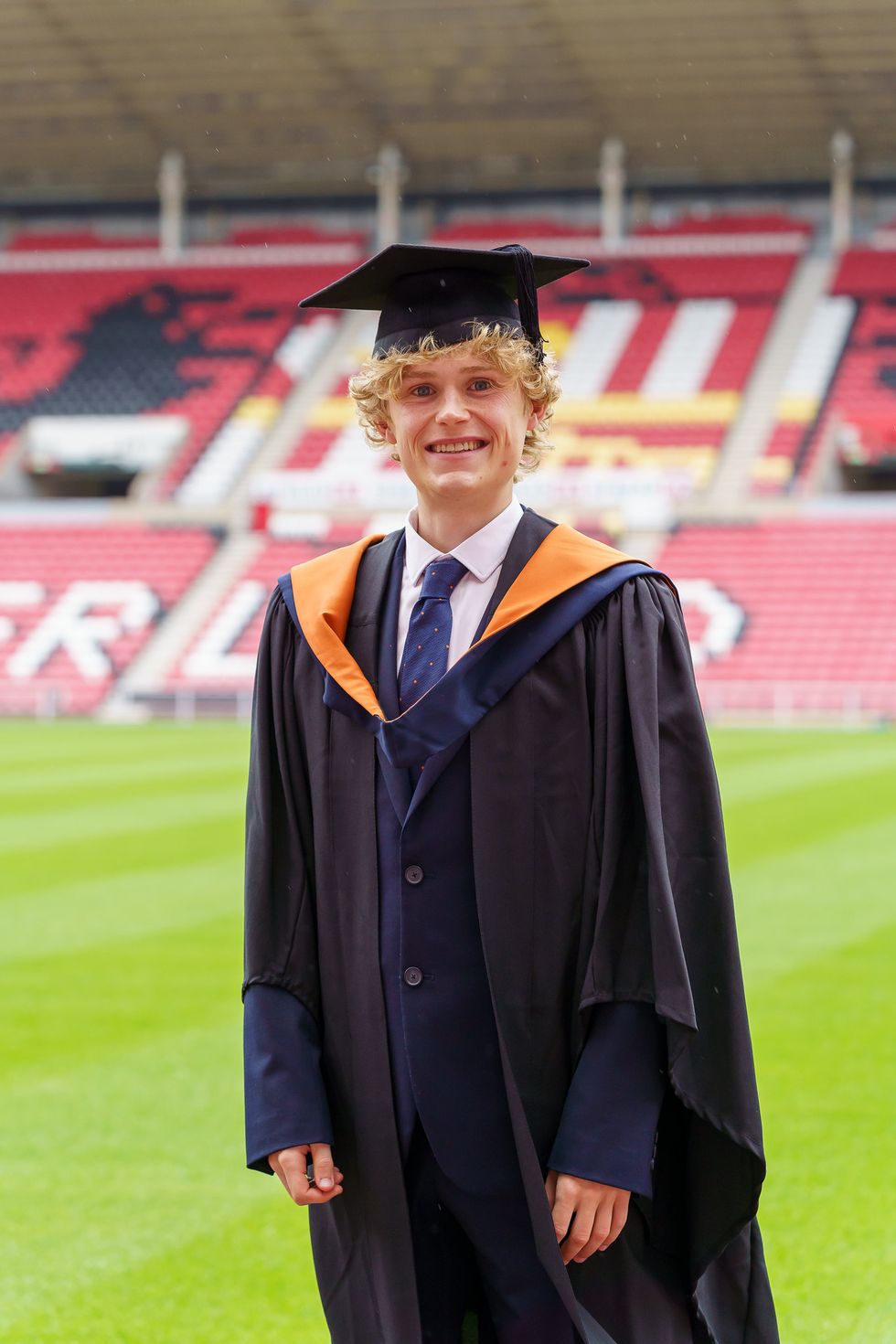 Hitting the bar! Ex-footballer to tackle legal career after degree success