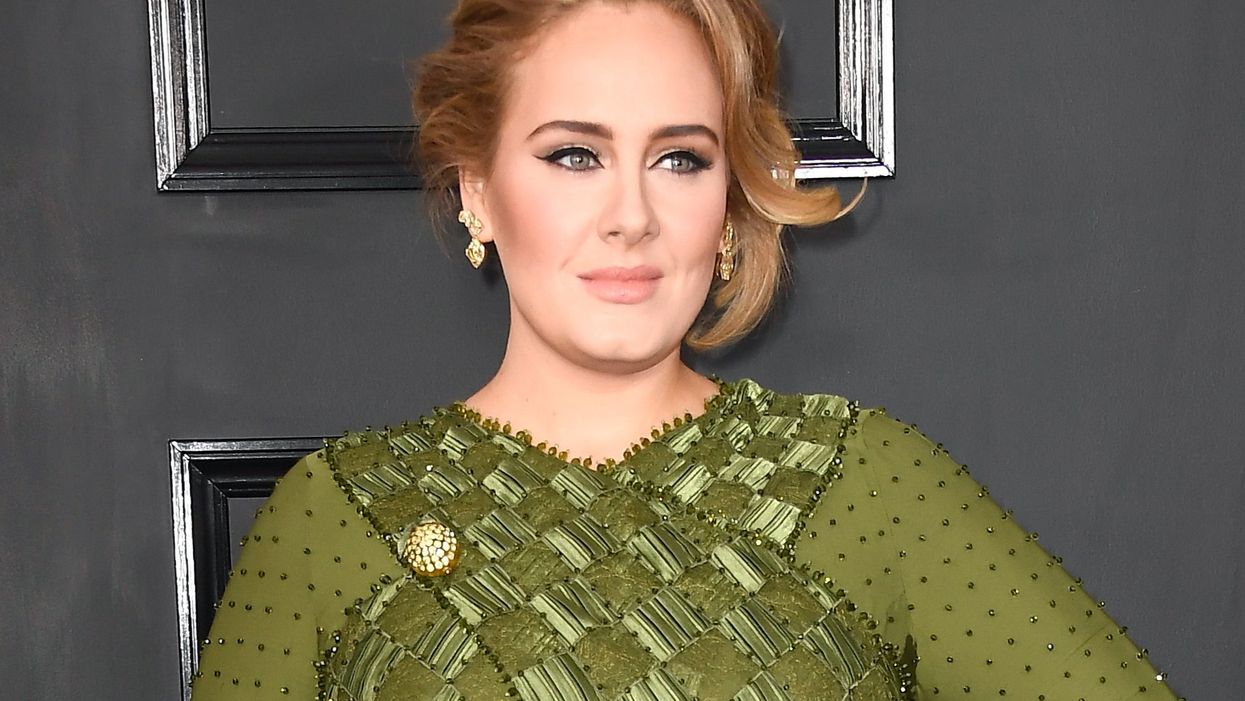Adele attends 59th Grammy Awards, 2017