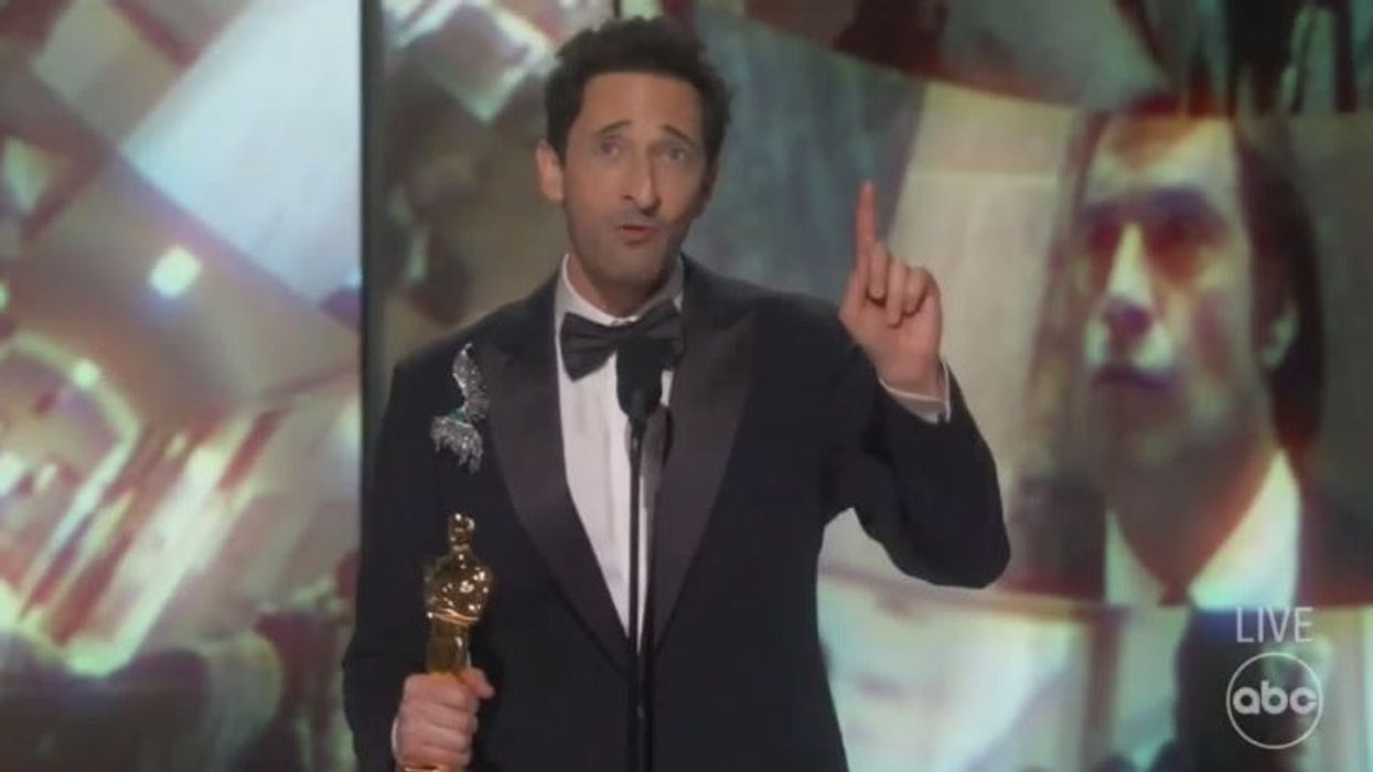Oscars viewers spot 'gross' Adrien Brody detail moments before he wins best actor