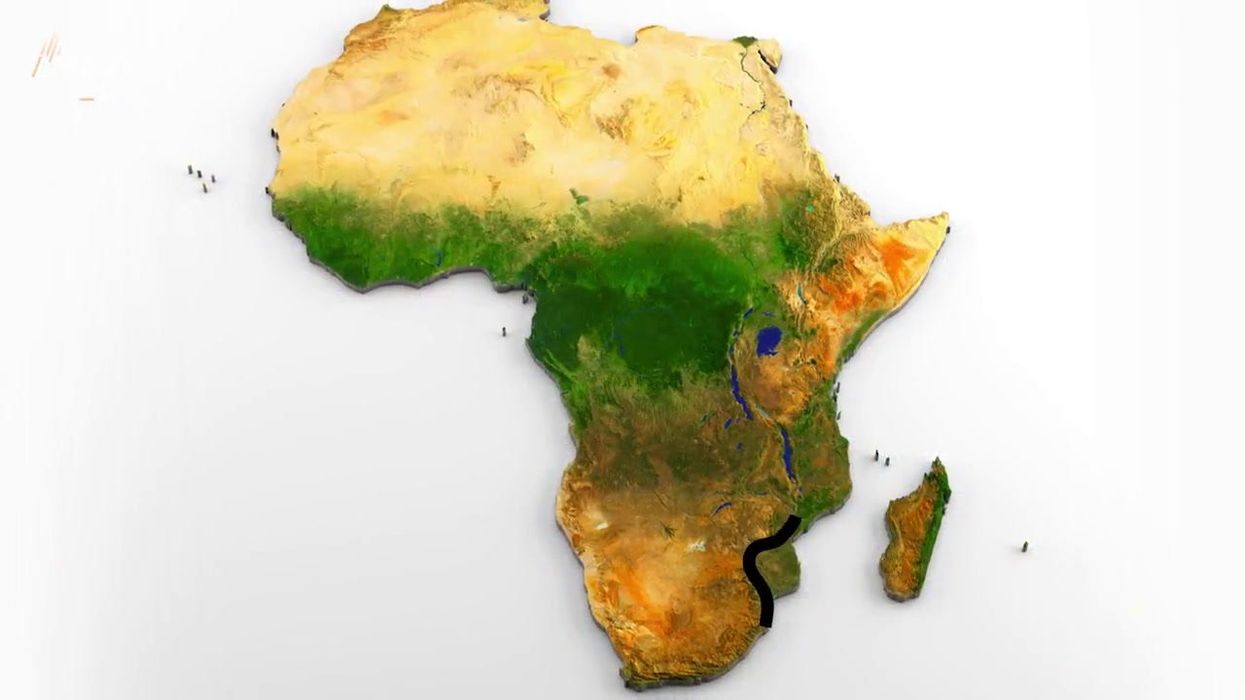 A new ocean has been discovered which is causing Africa to split into two