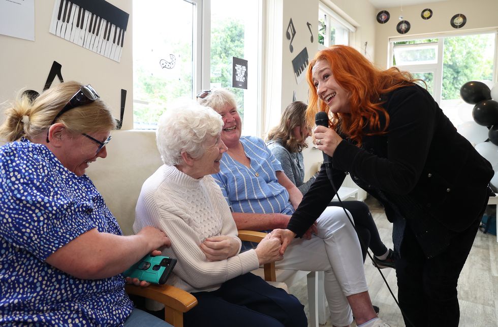Eurovision winner shows the power of music for nursing home residents