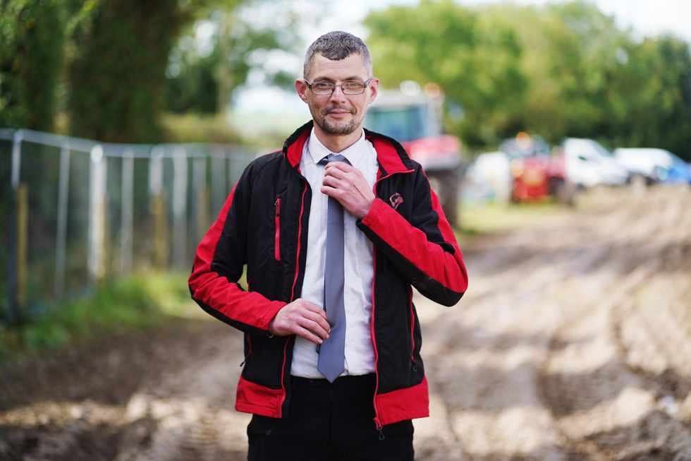 Agri-inventor leaves the Ploughing a bit early – so he can get married