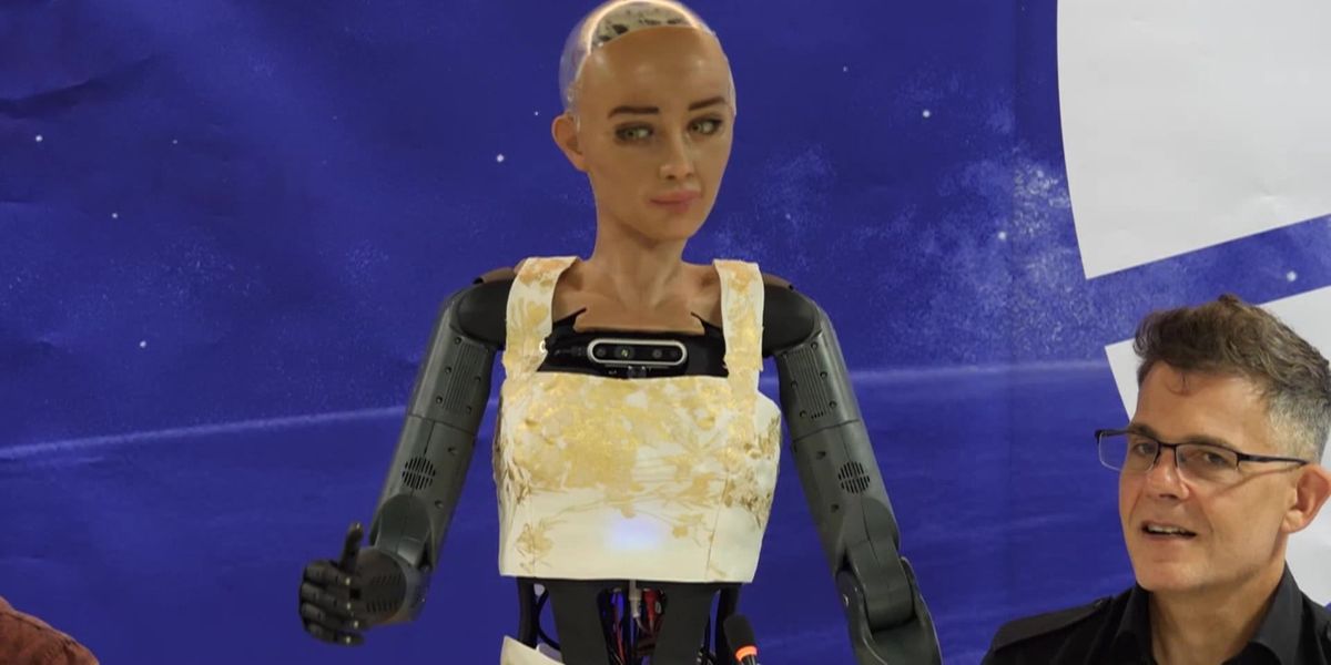 Worlds First Robot World's first 'robot citizen' tells UN they could run the world better ...