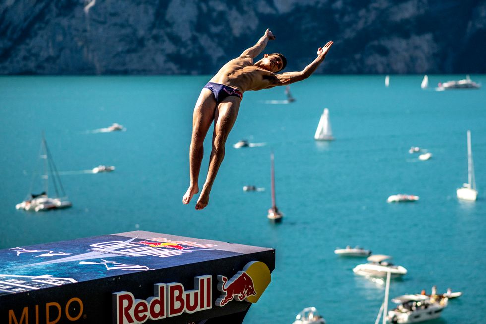 Briton says competing in cliff diving world event is a ‘dream come true’