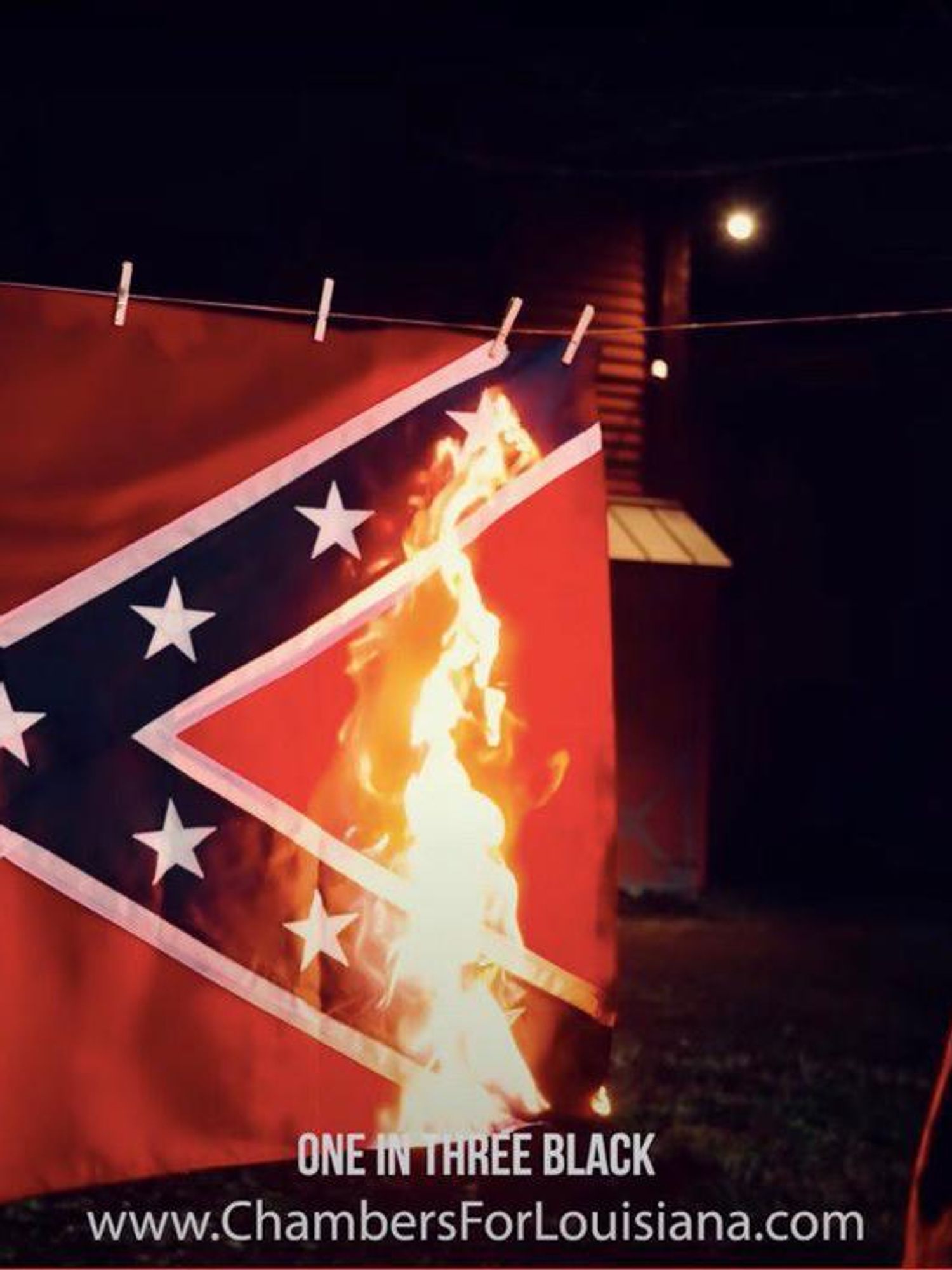 Alabama Senate candidate burns Confederate flag in latest campaign ad