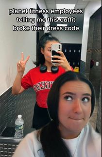 Woman baffled after gym told her to 'cover up or leave' she was wearing a t-shirt | indy100 Woman baffled after gym told her to 'cover up or leave' she was wearing a t-shirt | indy100