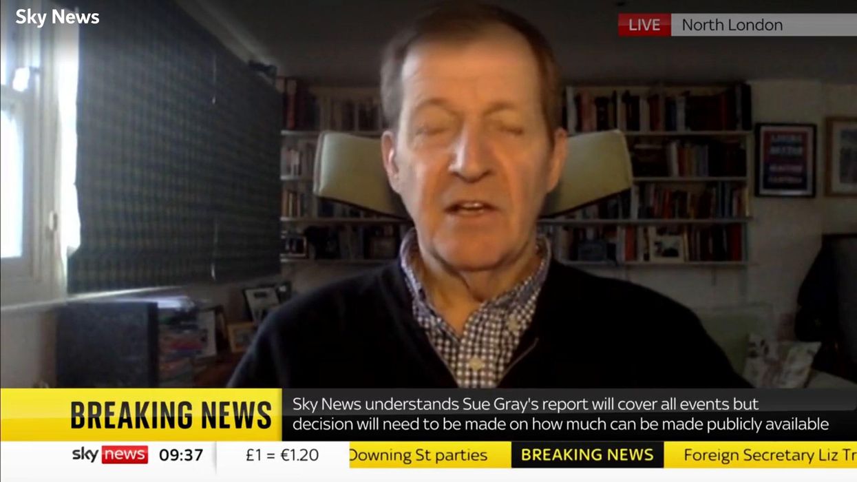 Alastair Campbell didn’t mince his words when slamming Boris Johnson over Partygate