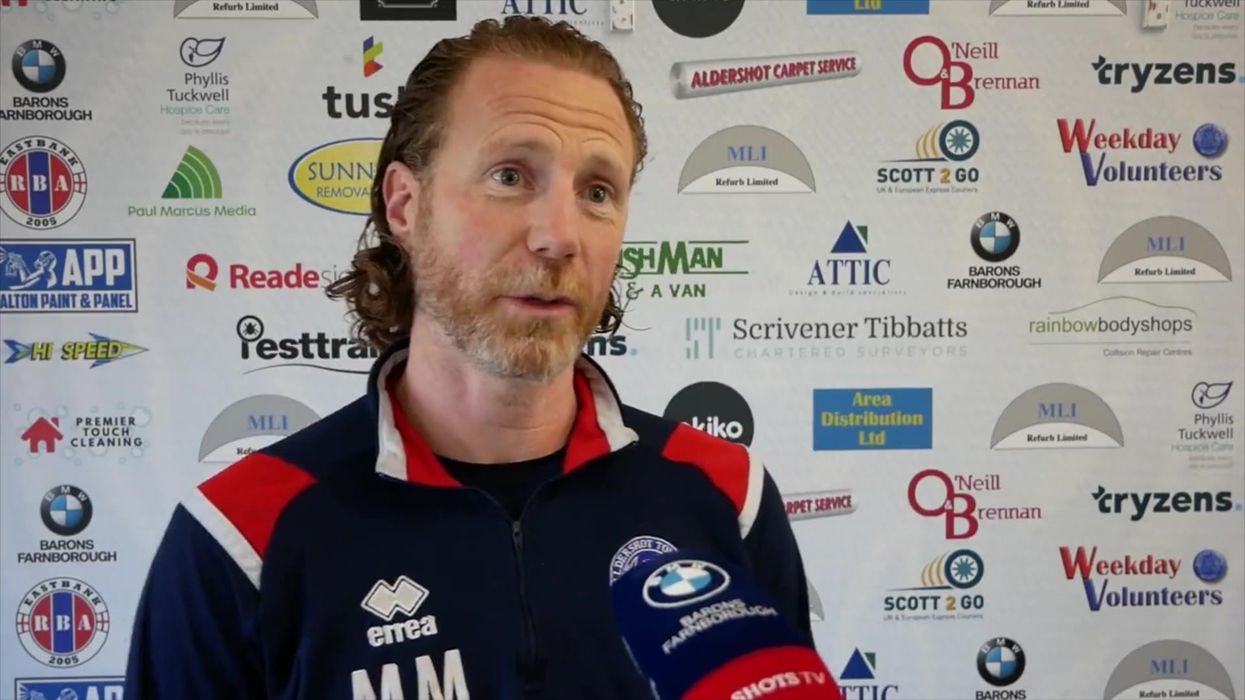 Resurfaced clip of Aldershot Town's manager going full David Brent in interview goes viral
