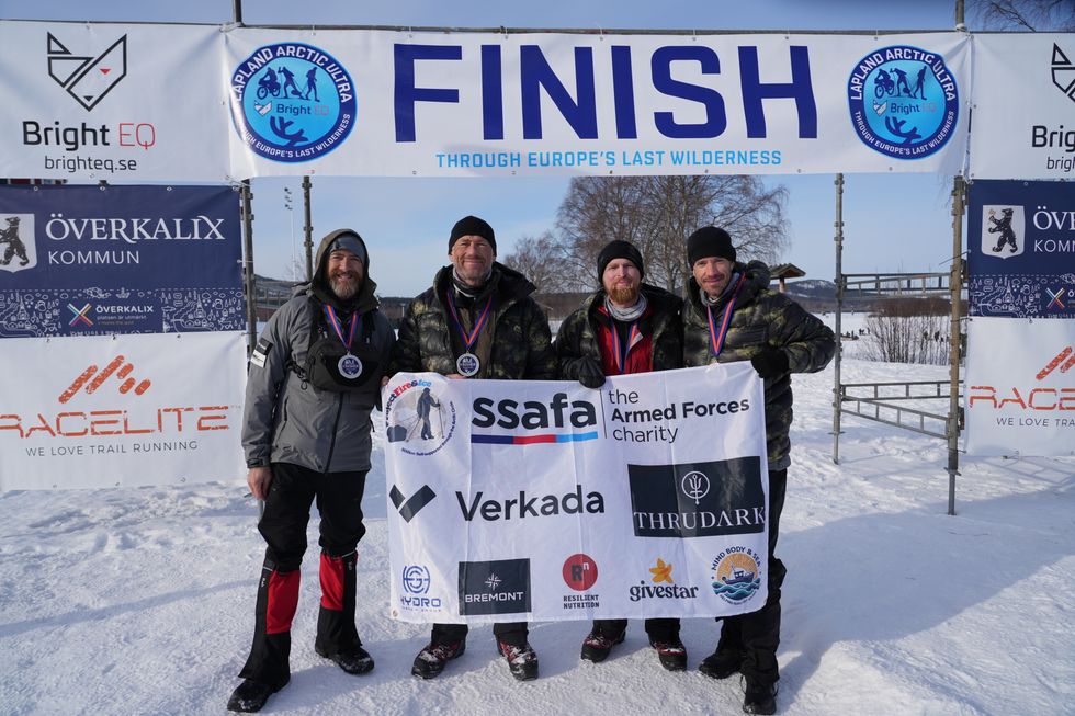 Veterans complete Arctic charity challenge thanks to ‘teamwork and friendship’