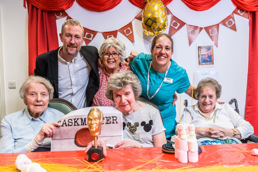 Taskmaster creator Alex Horne hosts competition at care home