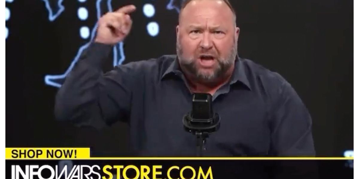 Alex Jones screams at viewers to buy more products from InfoWars store - indy100