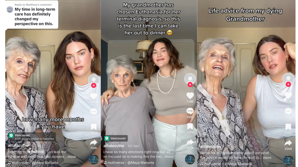 Ali Cutler and her grandmother Bubbie