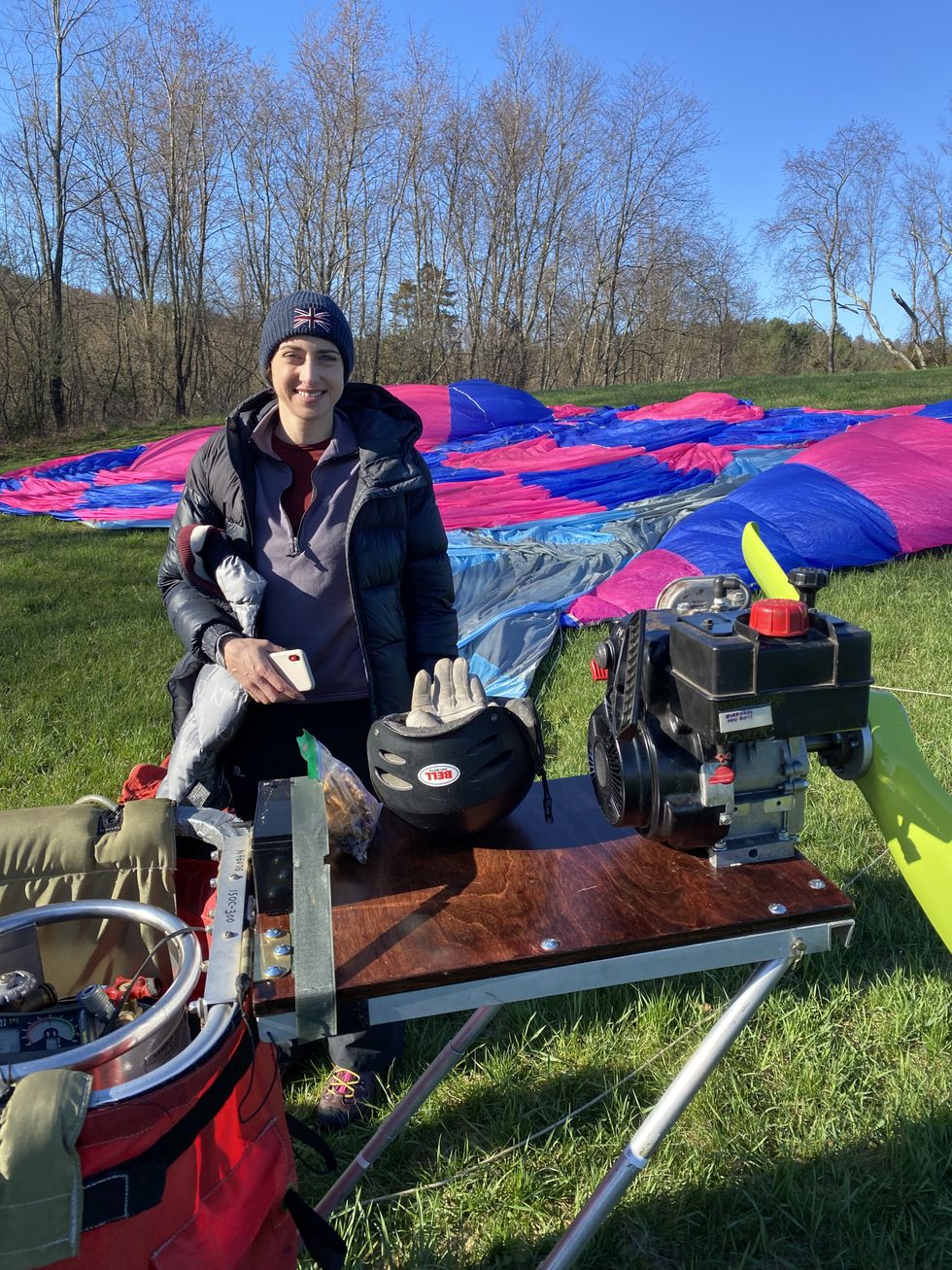 British adventurer sets three female airship records in the US