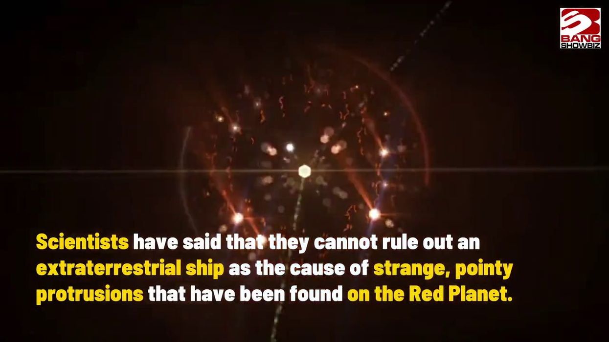 Scientists are claiming an alien spaceship crashed straight into Mars