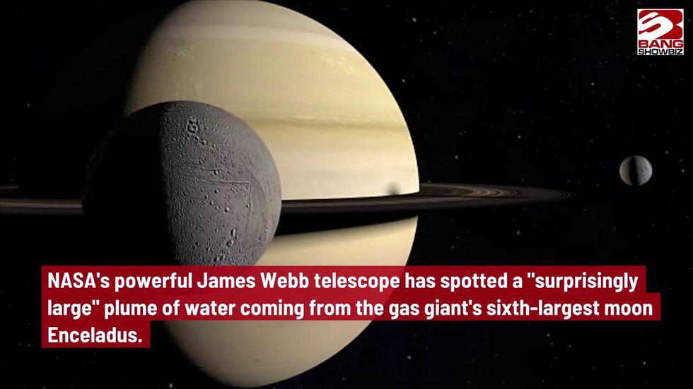 Giant plume spotted erupting from moon of Saturn might contain ingredients  for life, Science
