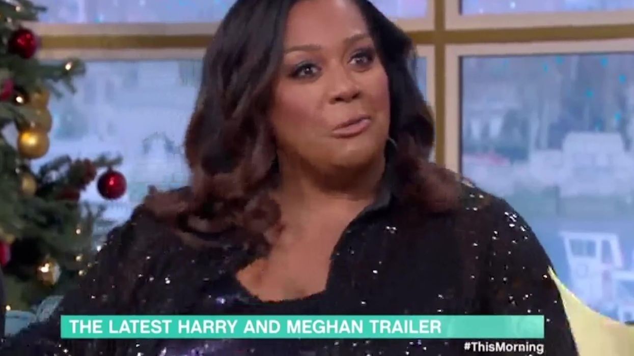 Alison Hammond reacts to hearing herself in Harry and Meghan Netflix documentary