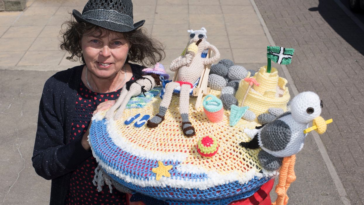 Alison Tucker in Westward-Ho, Devon, opted for a seaside theme