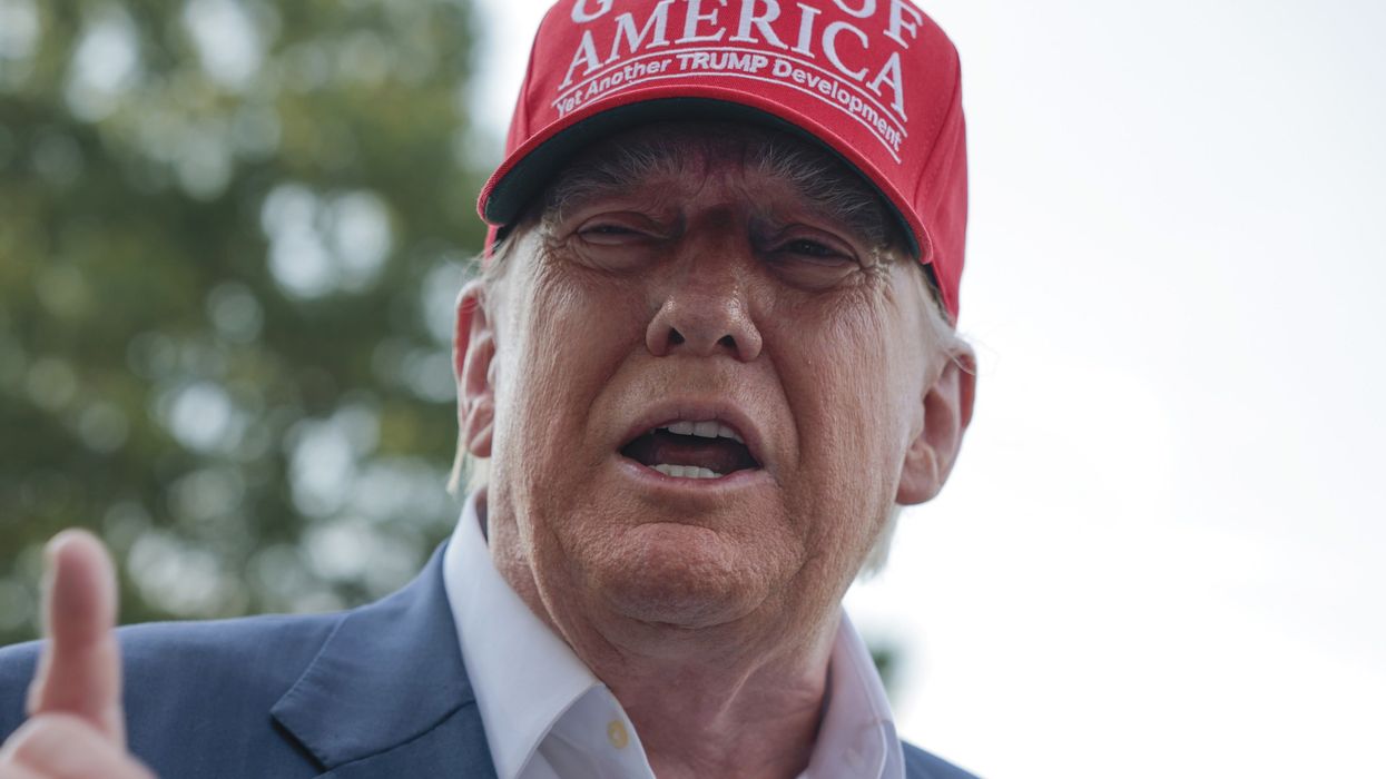 'Disgusting' image of Trump at Alligator Alcatraz 'sums up MAGA', critics claim