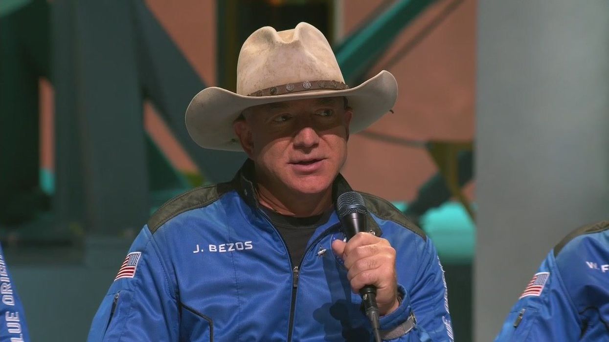 Jeff Bezos says zero gravity feels like 'returning to the womb'