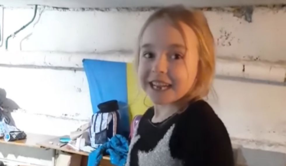 Ukrainian girl moves stars to tears with viral video singing from Kyiv bunker