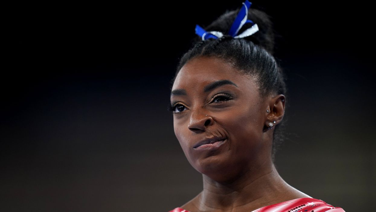 <p>American gymnast Simone Biles has struggled with her mental health (Mike Egerton/PA)</p>