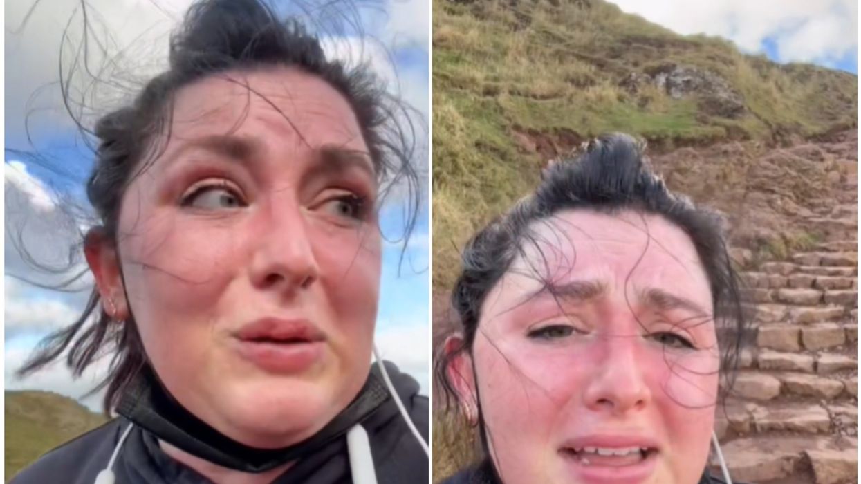 American tourist goes viral for climbing Edinburgh landmark