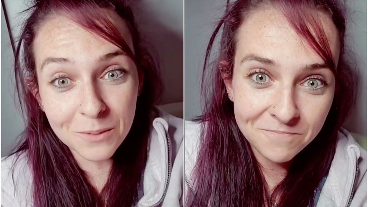 <p>Amy Dunbar shared her incredible birthing story on TikTok</p>