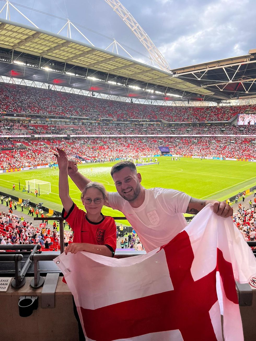 Young football fan ‘amazed at the size of Wembley’ for Euro 2022 final