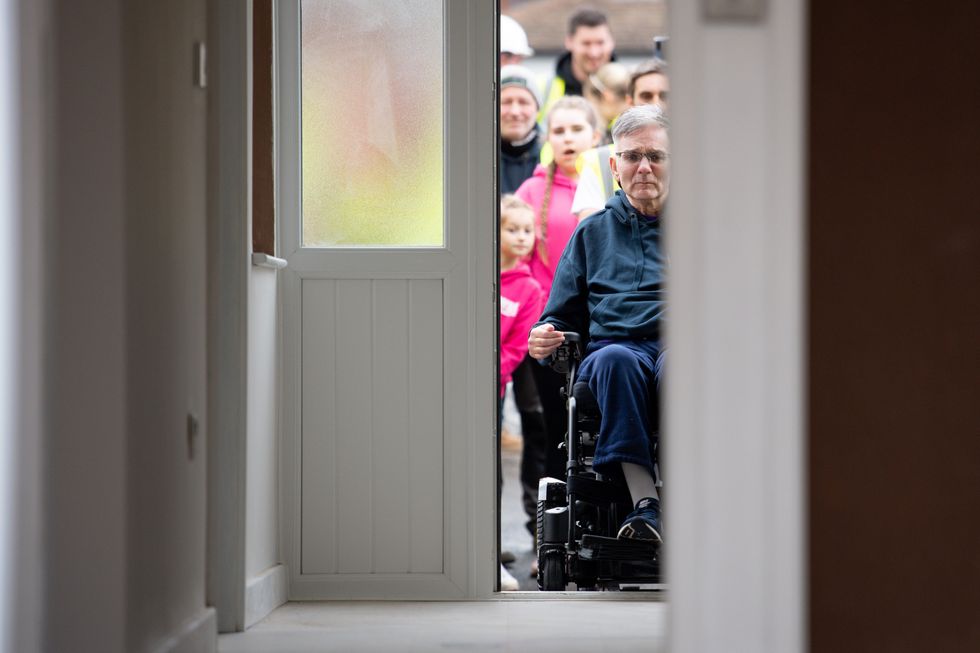 An emotional Rob Lamb returns to his home