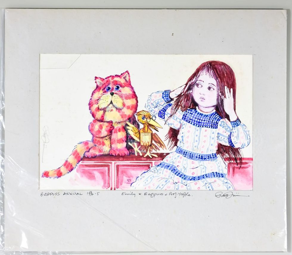 An illustration of Bagpuss