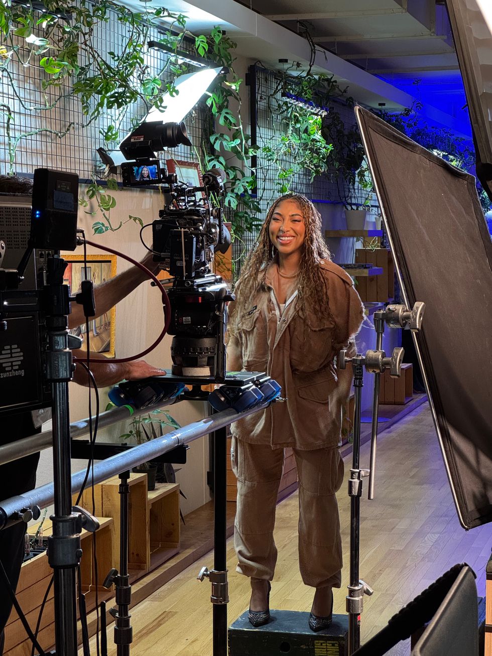 An image of Adriyan Rae working on South of Midnight behind the scenes