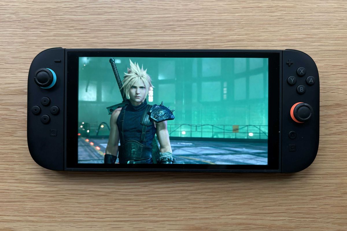 An image of Final Fantasy 7 Remake Intergrade demo running on Nintendo Switch 2
