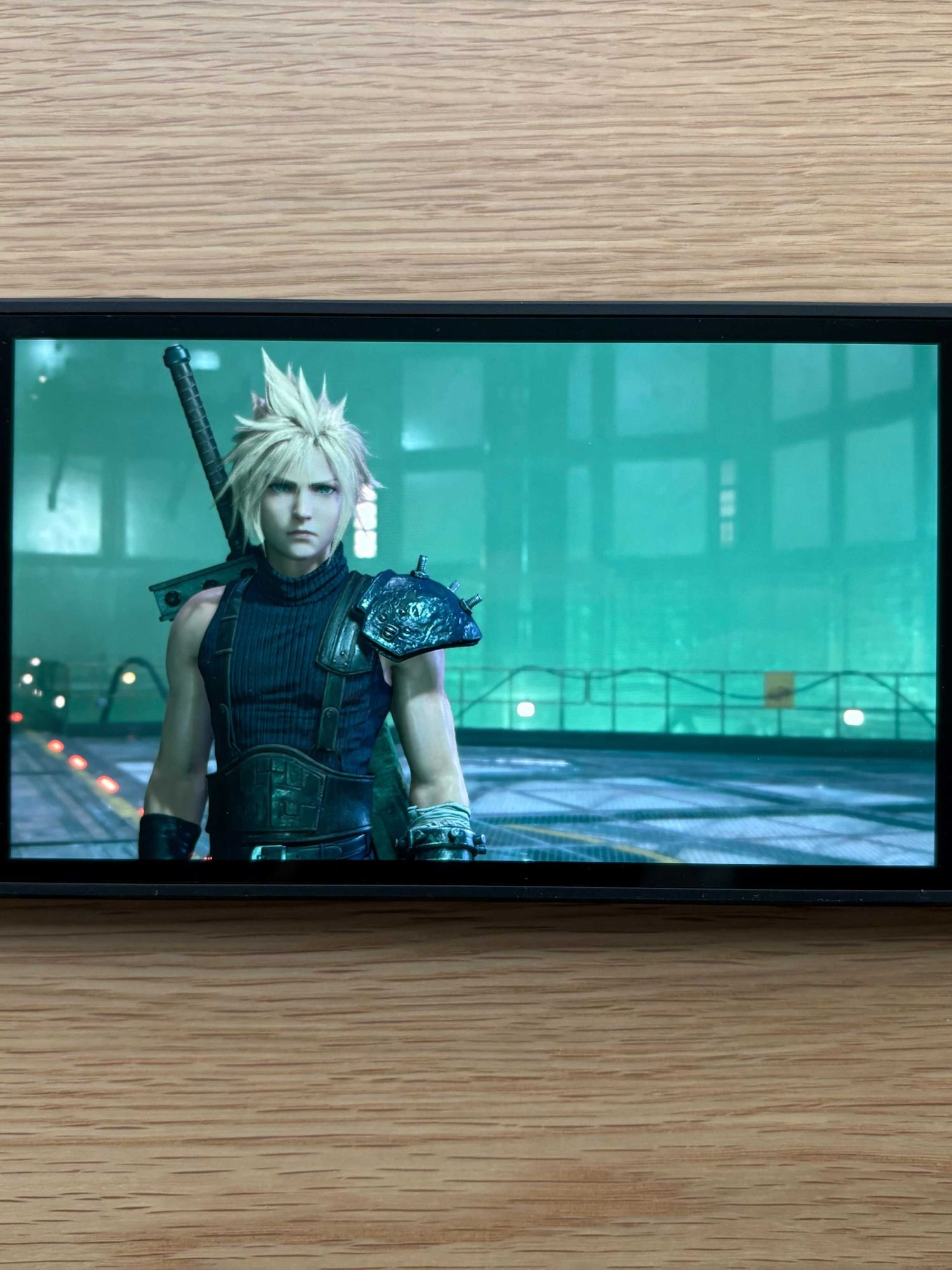 An image of Final Fantasy 7 Remake Intergrade demo running on Nintendo Switch 2