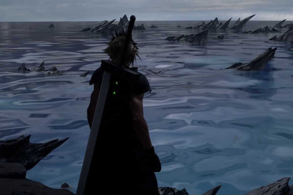 An image of Final Fantasy VII Rebirth running on Nintendo Switch 2