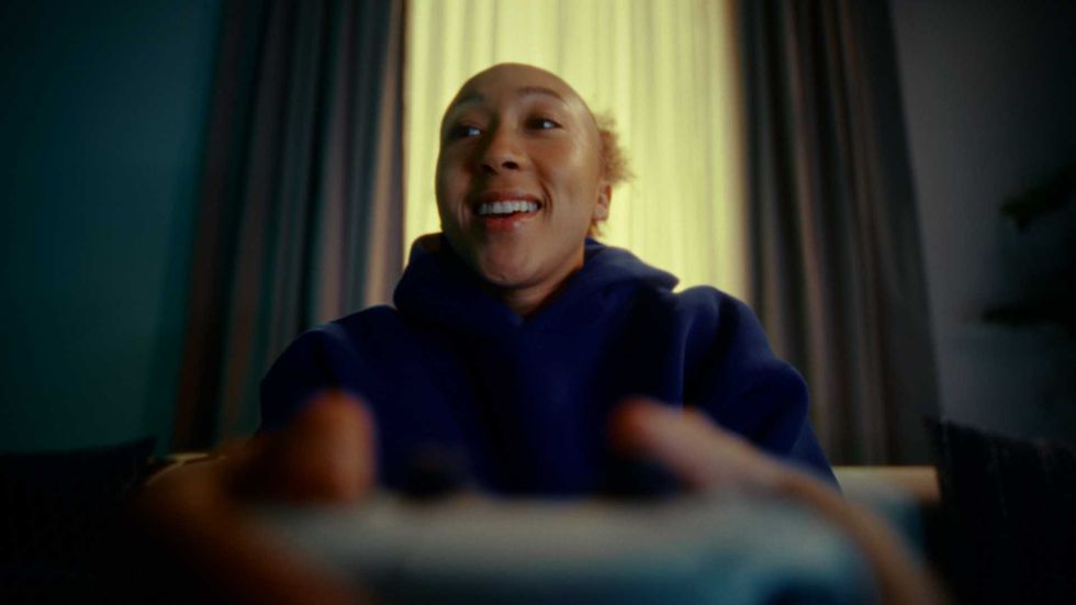 An image of Lauren James gaming