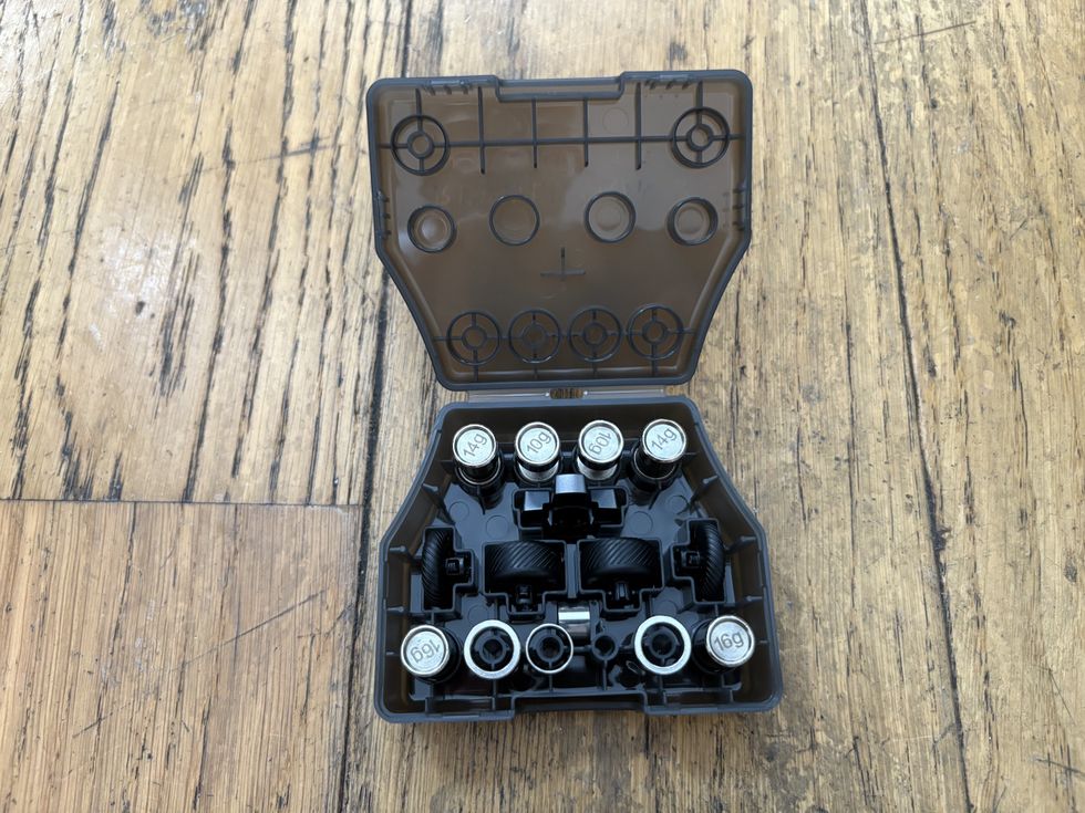 An image of some of the add-ons that come with the Nacon Revolution X Unlimited