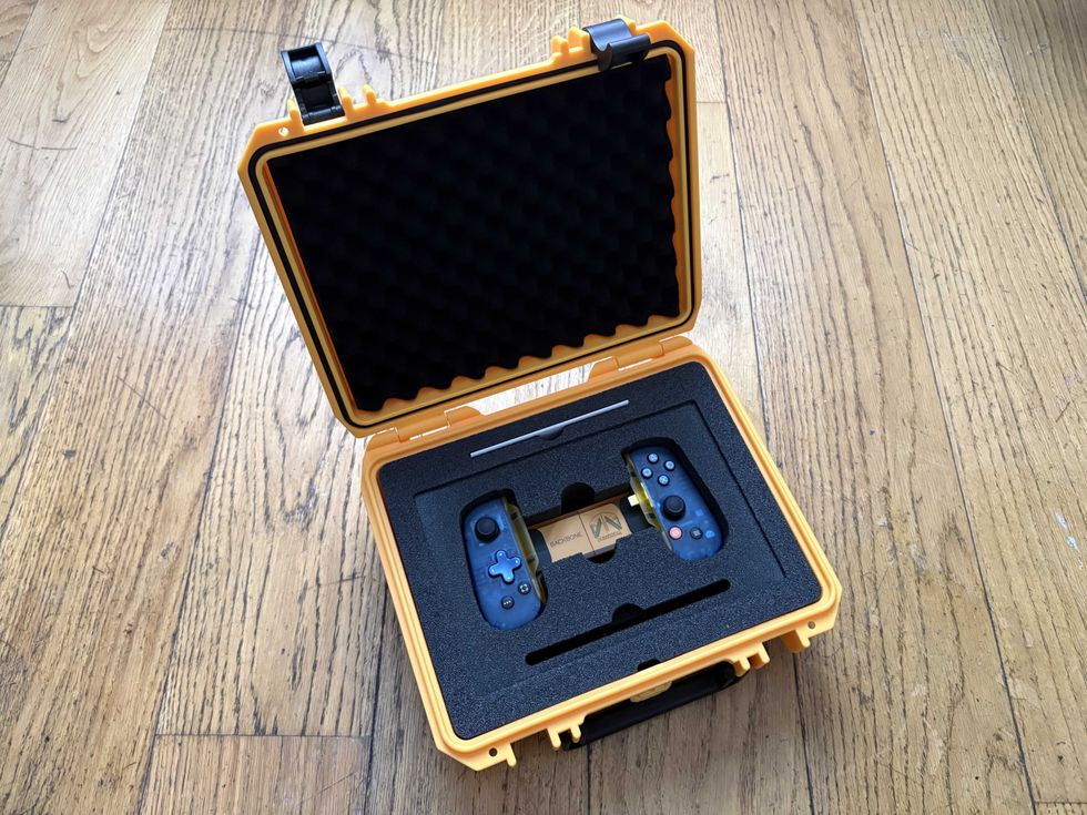 An image of the Backbone x Death Stranding 2: On the Beach limited edition controller in its box