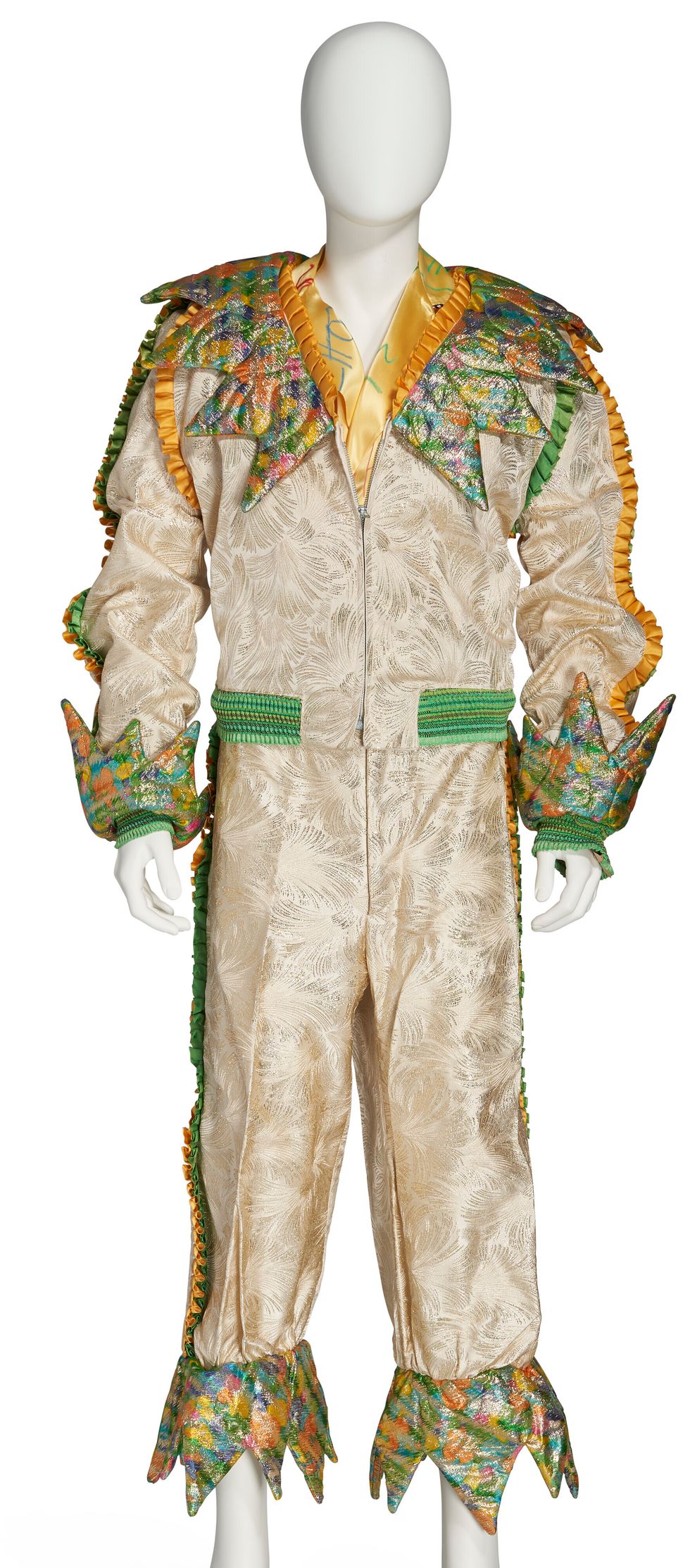 AN IVORY AND GOLD ENSEMBLE, ANNIE REAVEY, 1971