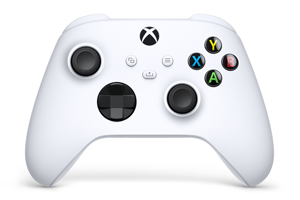 An official product image of an Xbox controller