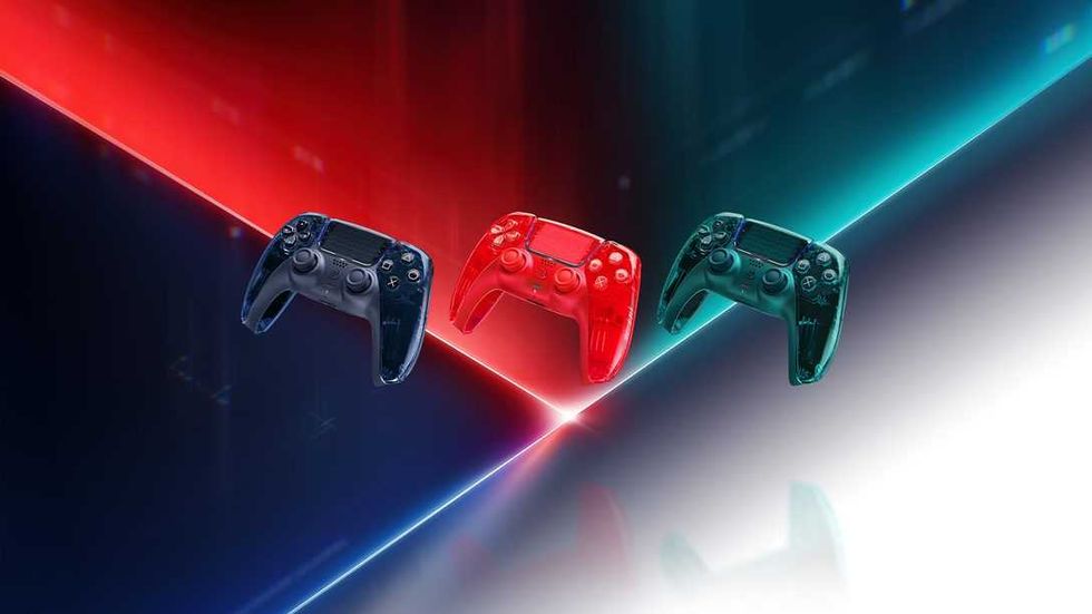 An official product image of PlayStation Prism collection accessories
