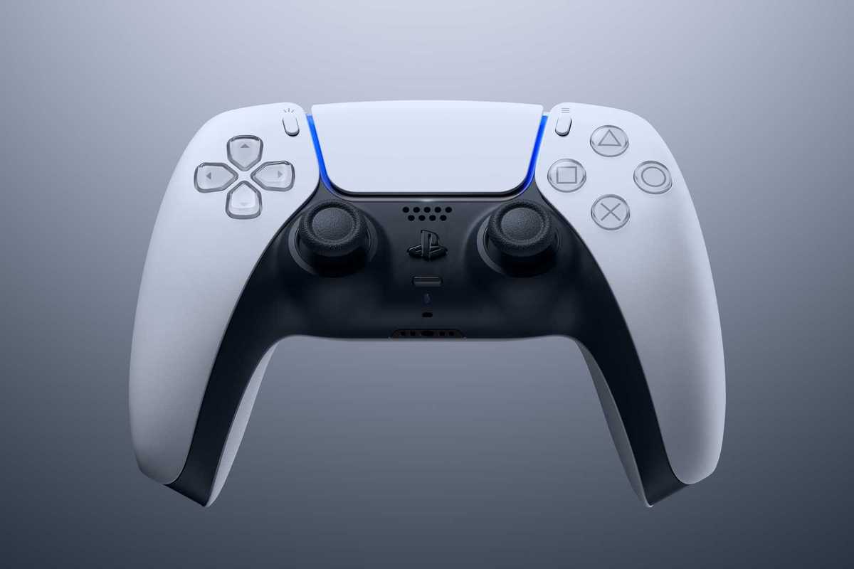An official product image of the PlayStation DualSense wireless controller.