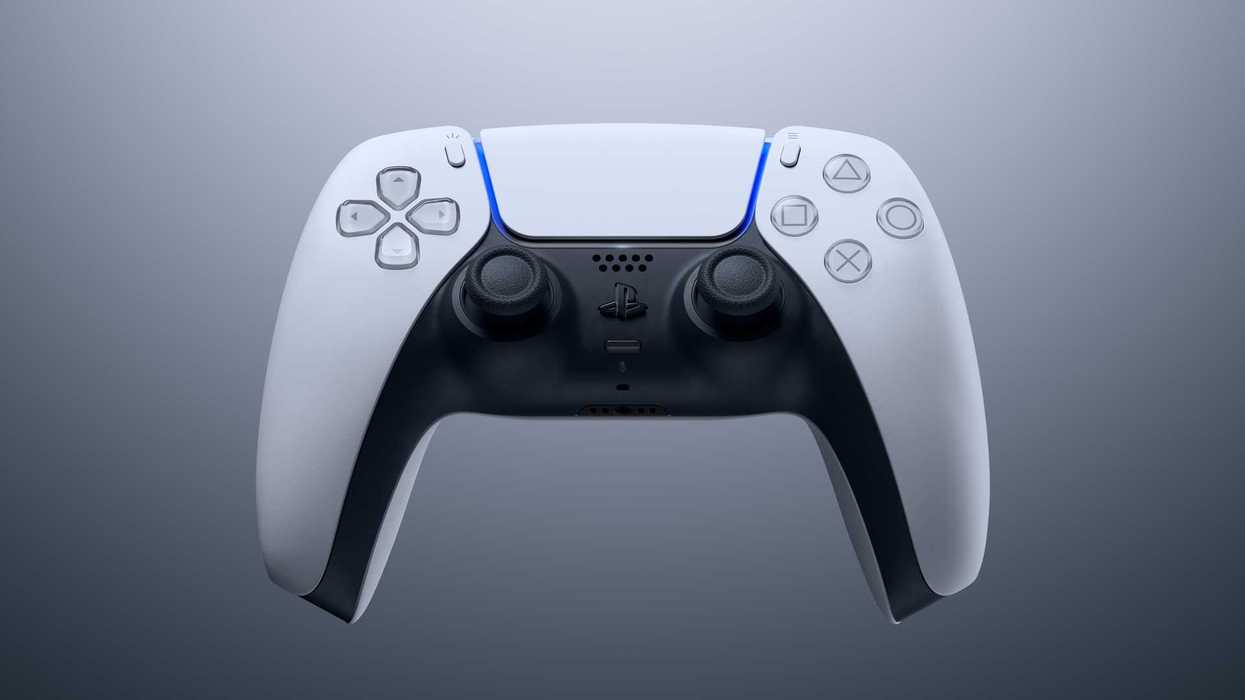 An official product image of the PlayStation DualSense wireless controller.