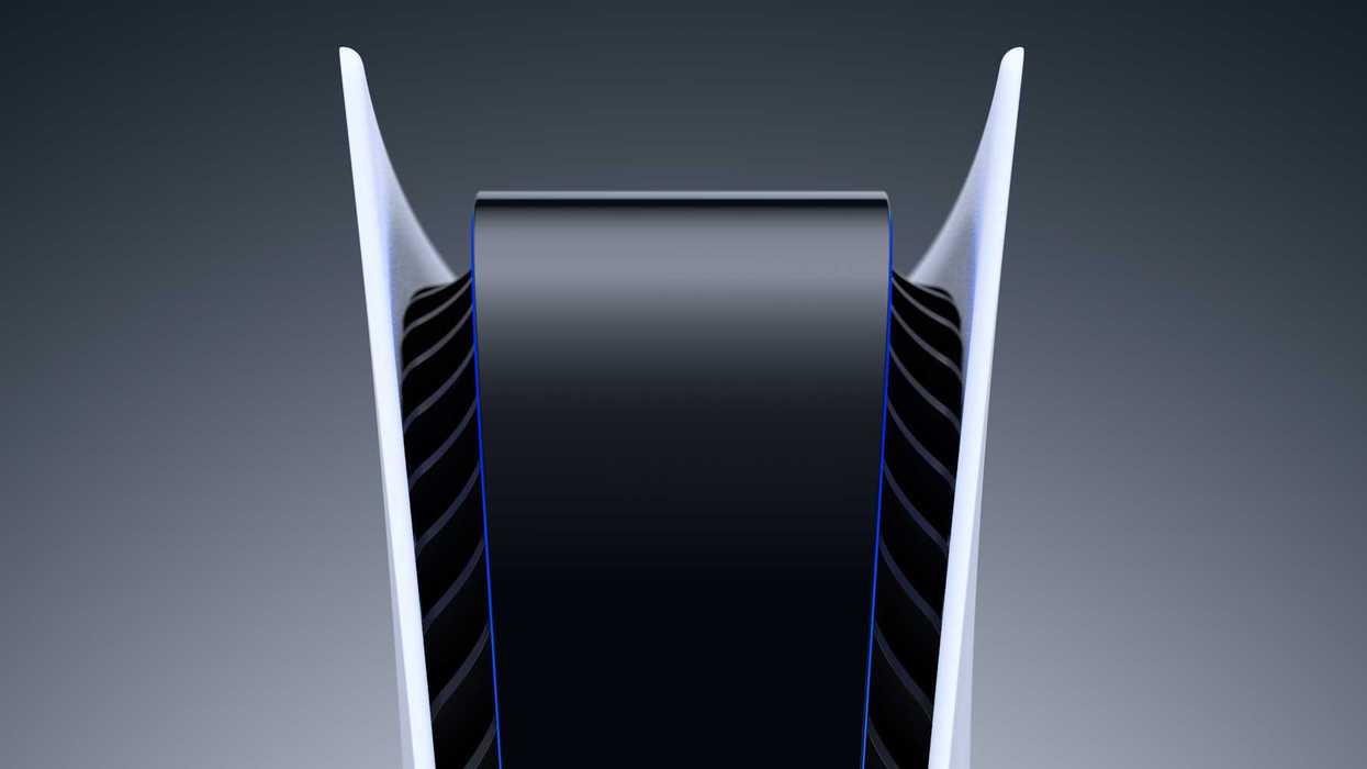 An official product image of the PS5 console