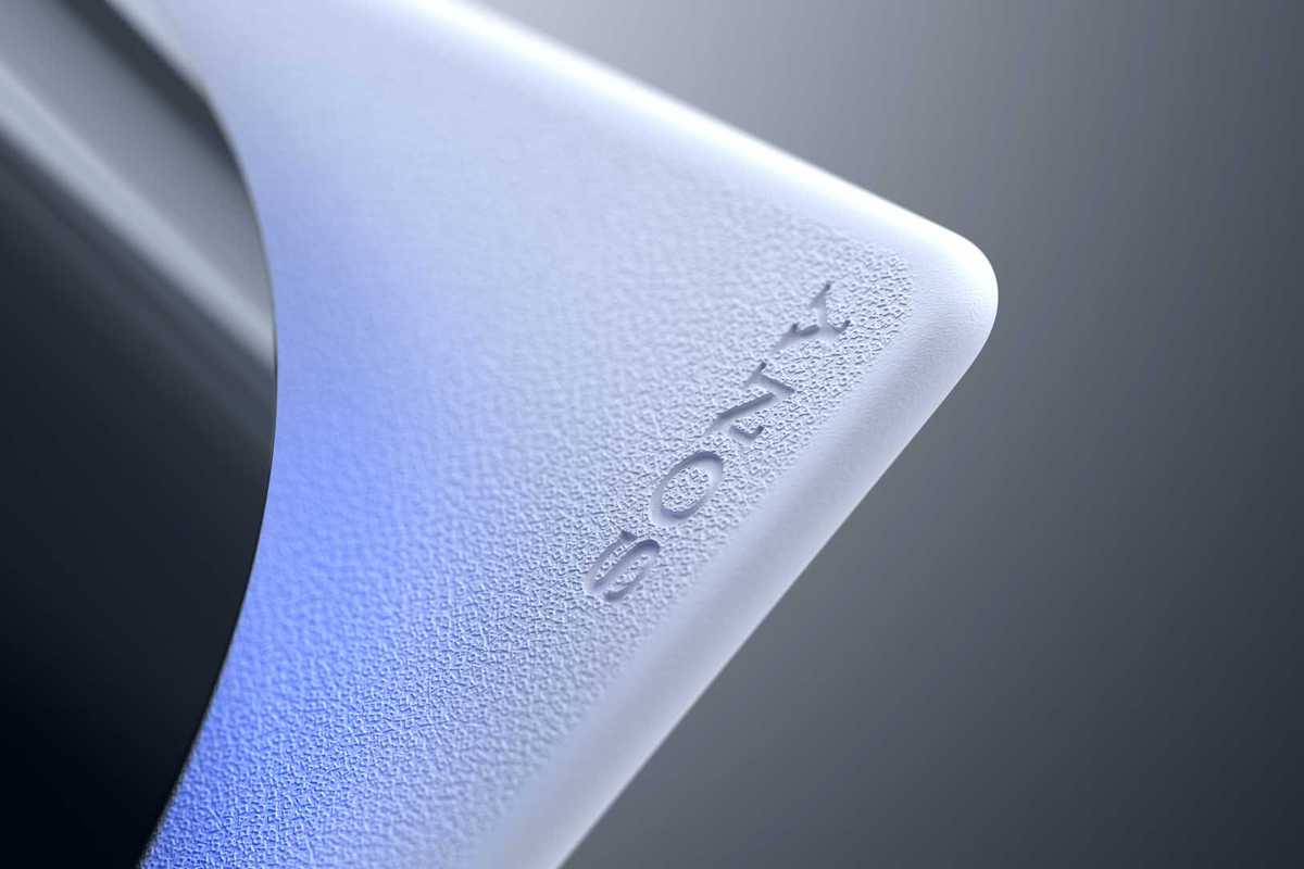 An official product image of the PS5 console