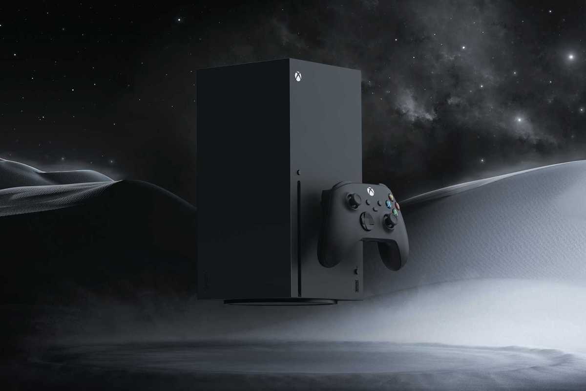 An official product image of the XBOX Series X console