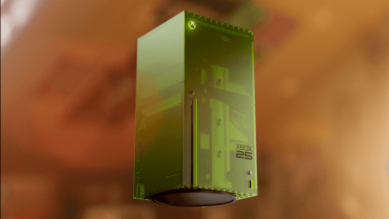 An official product image of the XBOX Series X25 limited edition console