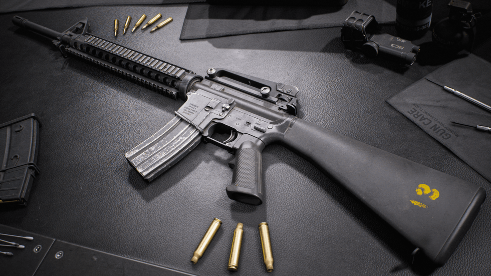 An official render of the M16A4 assault rifle in Battlefield 6