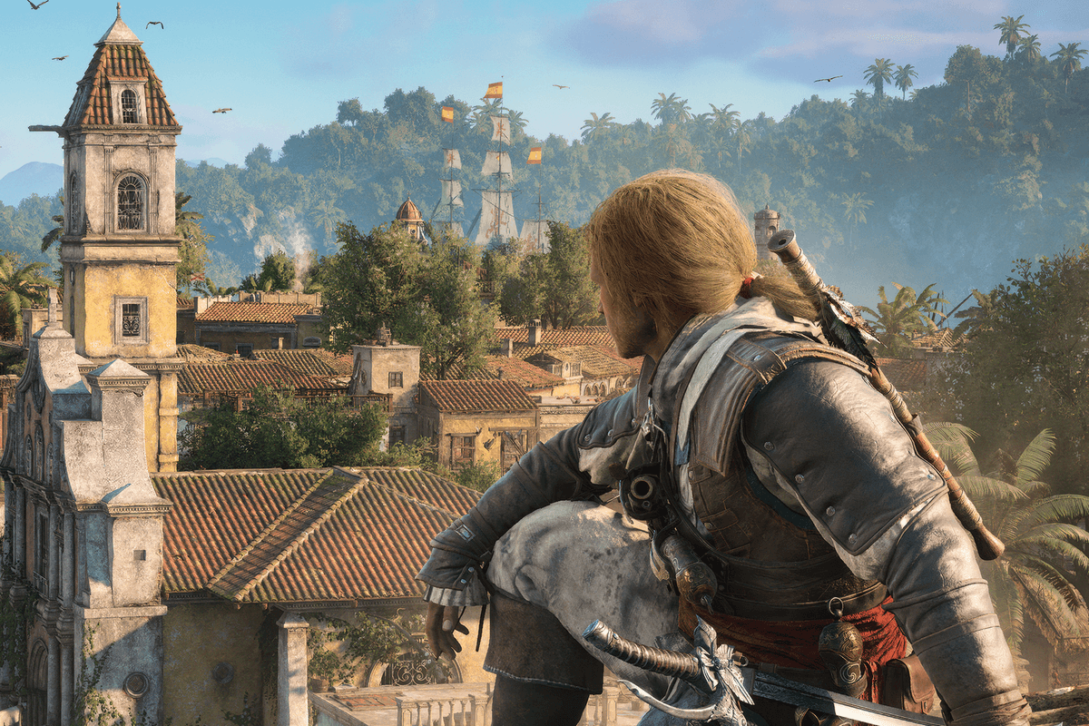 An official screenshot from Assassin's Creed Black Flag Resynced.
